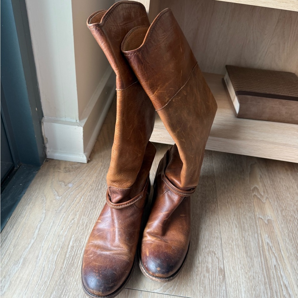 Frye Brown Leather Women's Boots